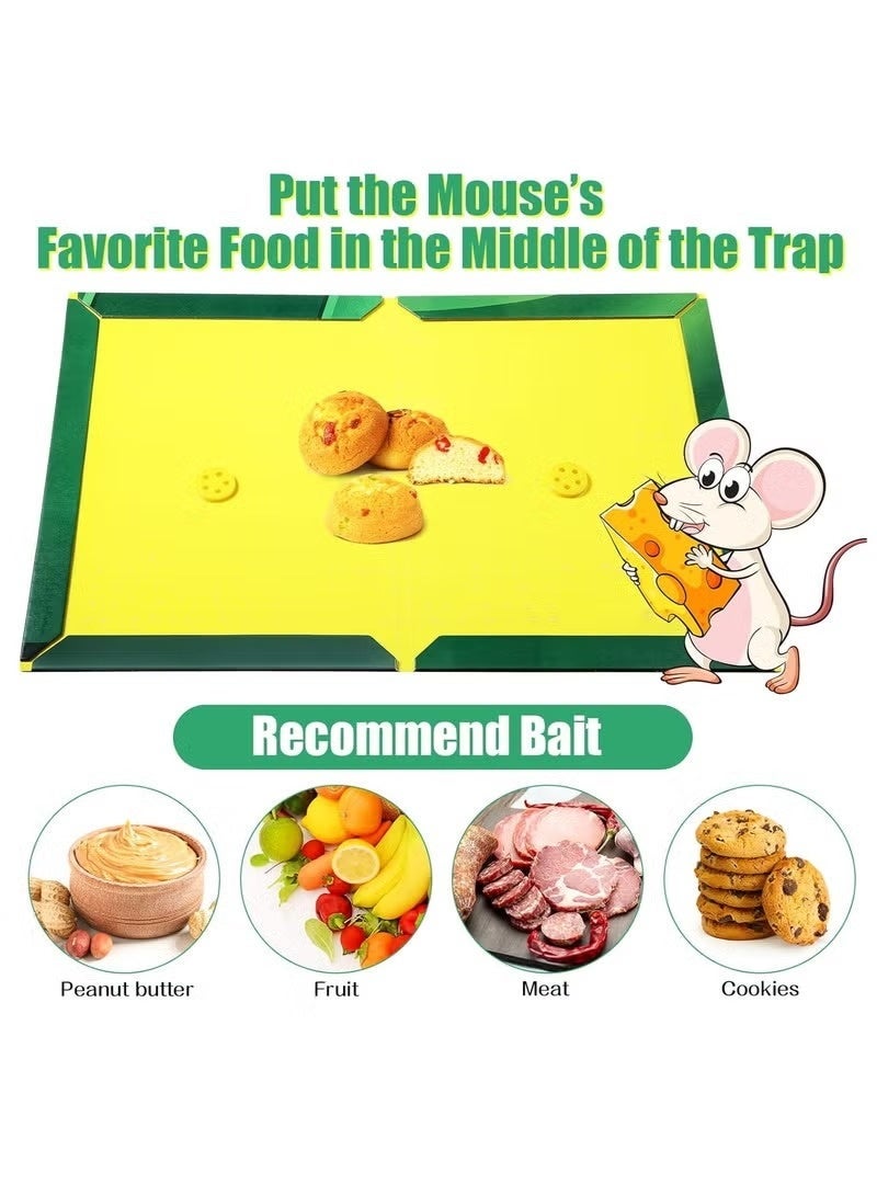 10-Pack Mouse Glue Traps, Rat Glue Traps, Enhanced Stickiness Mouse Traps Traps Sticky Pad Board for House Indoor and Outdoor Rat - Image 3