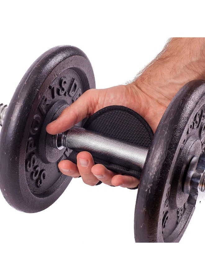 ECVV Gripad01-B Grip Pads Lifting Grips With 4 Finger Loop Lifting Anti Slip Pads Alternative Weightlifting Powerlifting Yoga Play Ball Fitness Training For Men & Women - Image 5