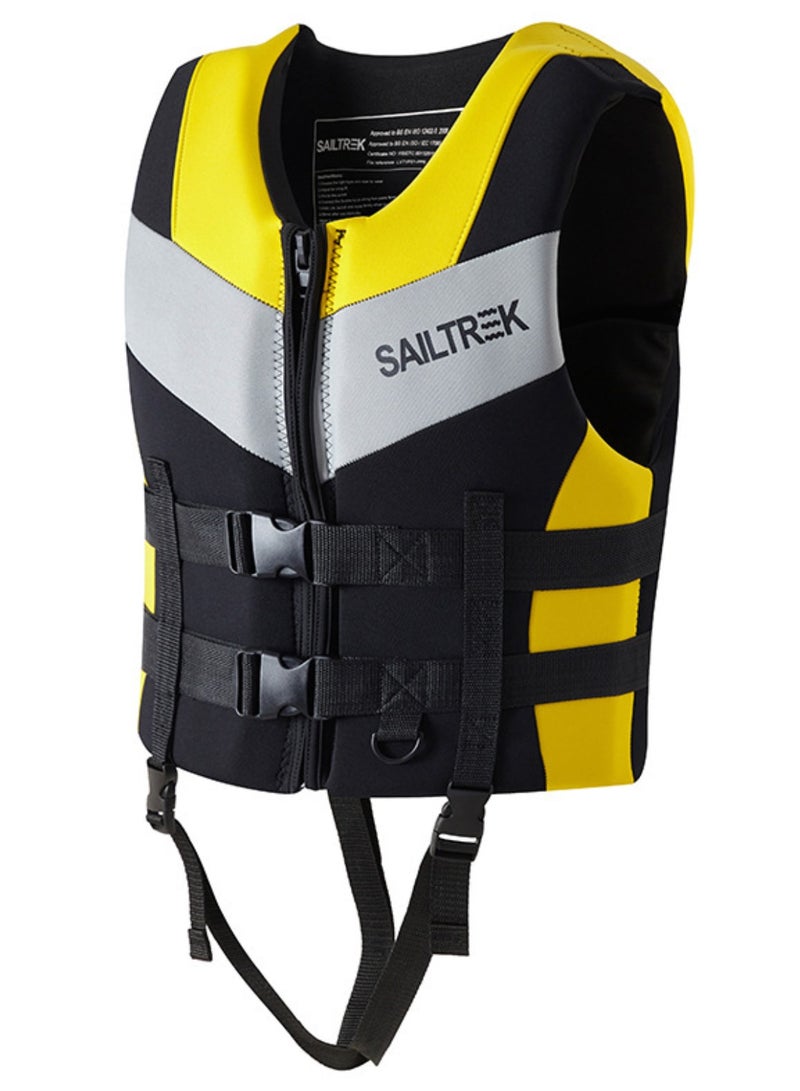 SAILTREK Swim Jacket - Neoprene Life Jacket, Buoyancy Aid Swim Vest with Adjustable Safety Strap for Snorkeling Swimming Kayaking, Water Sports Safety Adult Vest - Image 1