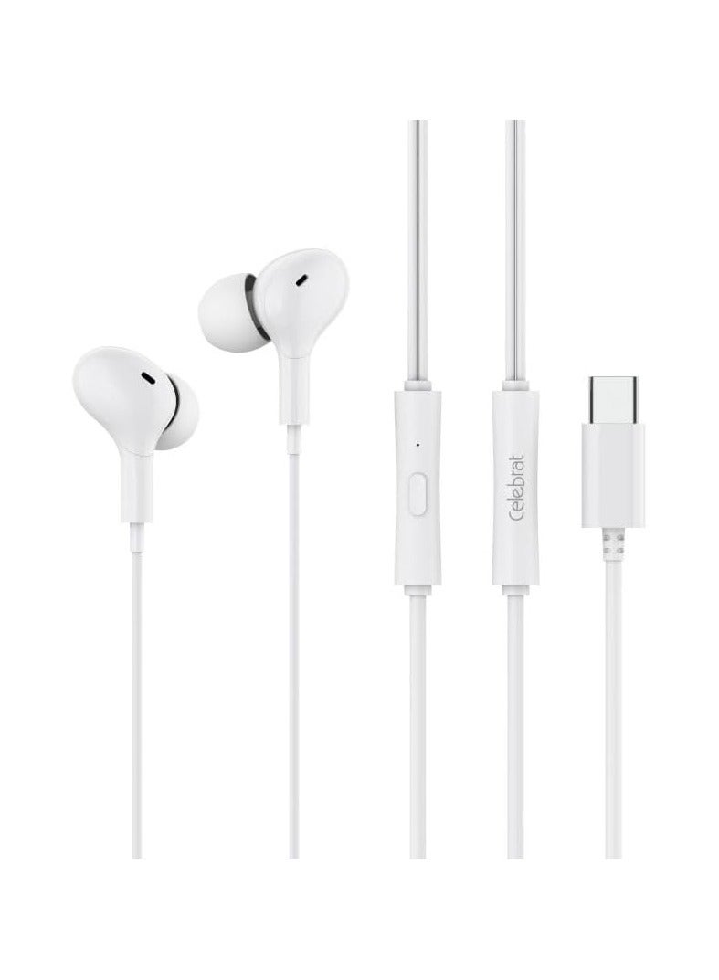 celebrat Celebrat D13 Wired Stereo Sound Earphones ZDCEC254418CA42B23C82Z