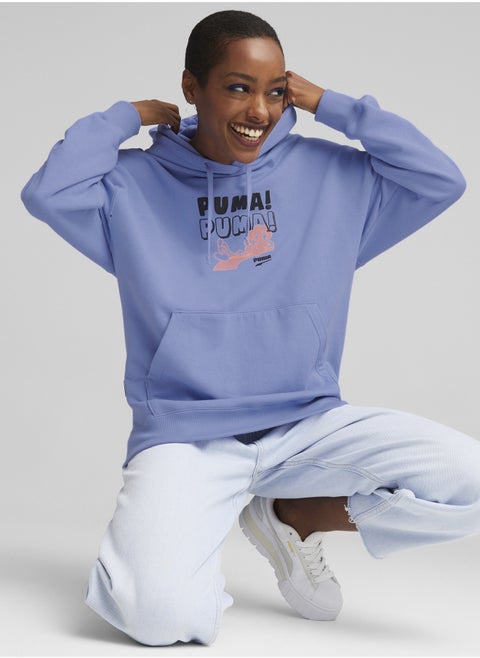 Downtown Womens Graphic Hoodie