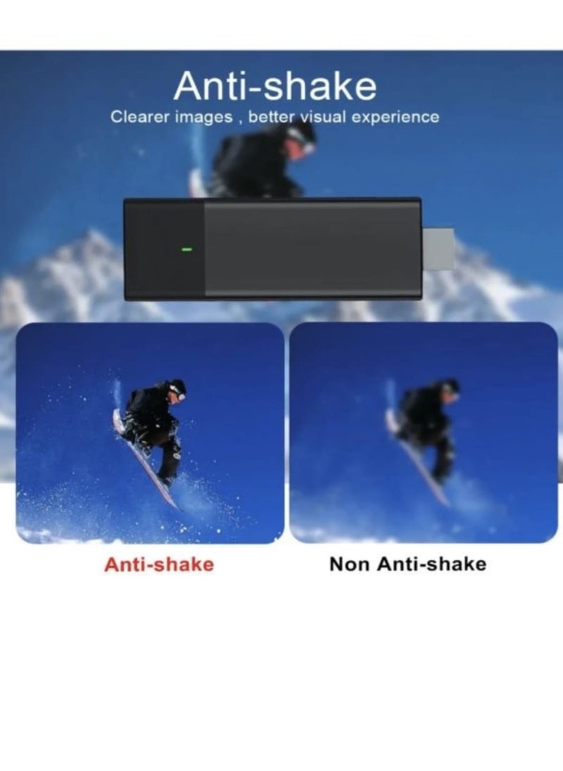 أندرويد - جهاز بث تلفزيوني يعمل بنظام Android مع جهاز تحكم عن بعد بدقة 4K، جهاز بث فائق الدقة يعمل بتقنية البلوتوث ومشغل وسائط الويب والوسائط المنزلية والإنترنت وذاكرة 8 جيجابايت وذاكرة وصول عشوائي 1 جيجابايت - Image 1