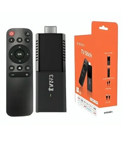 Android Android TV Stick with Remote Control 4K Resolution Ultra HD Streaming Device Bluetooth Streaming Media Player Web and Home Media and Internet Set Top TV Stick 8GB Memory and 1 GB Ram  - Image 1
