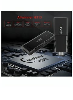 Android Android TV Stick with Remote Control 4K Resolution Ultra HD Streaming Device Bluetooth Streaming Media Player Web and Home Media and Internet Set Top TV Stick 8GB Memory and 1 GB Ram  - Image 3