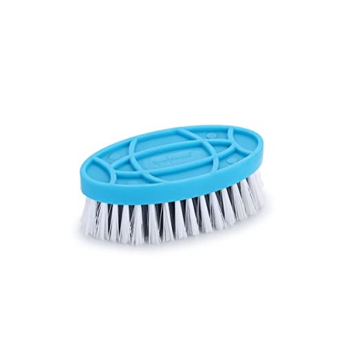 Sparkmate by Crystal Plastic Premium Oval Cloth Brush, Blue - Image 1