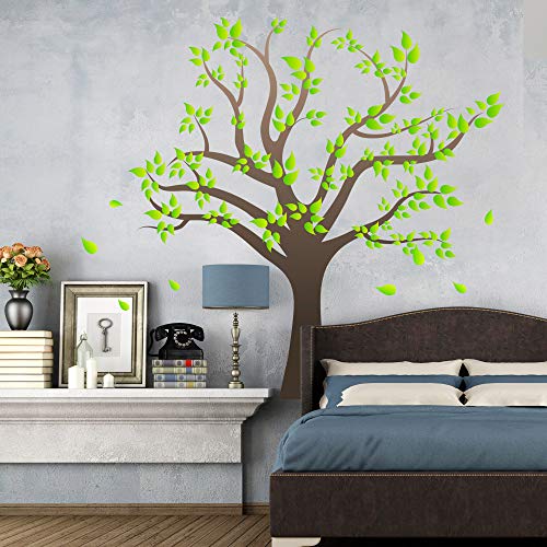RAINBOW WSK RW-1080 3D Green Tree Wall Stickers Family Photo Tree Wall Decal Removable Peel and Stick DIY Art Wallpaper for Kids Girls Babys Bedroom Bathroom Living Room Nursery Offices - Image 4