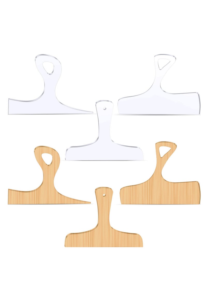 SYOSI - Router Templates for Woodworking, 3PCS Charcuterie Template Acrylic Handle Cutting Board Router Template, Angled Curvy Tracing Stencils Guide Tools for Kitchen - Image 1