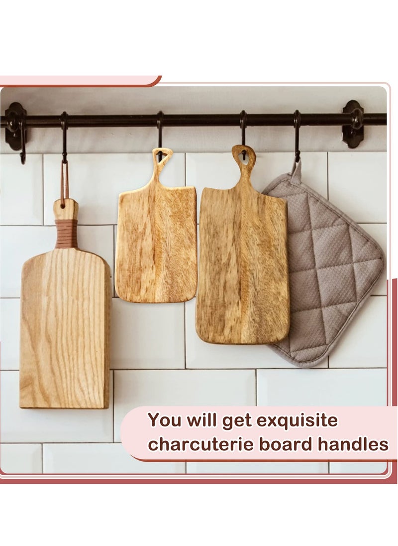 SYOSI - Router Templates for Woodworking, 3PCS Charcuterie Template Acrylic Handle Cutting Board Router Template, Angled Curvy Tracing Stencils Guide Tools for Kitchen - Image 1