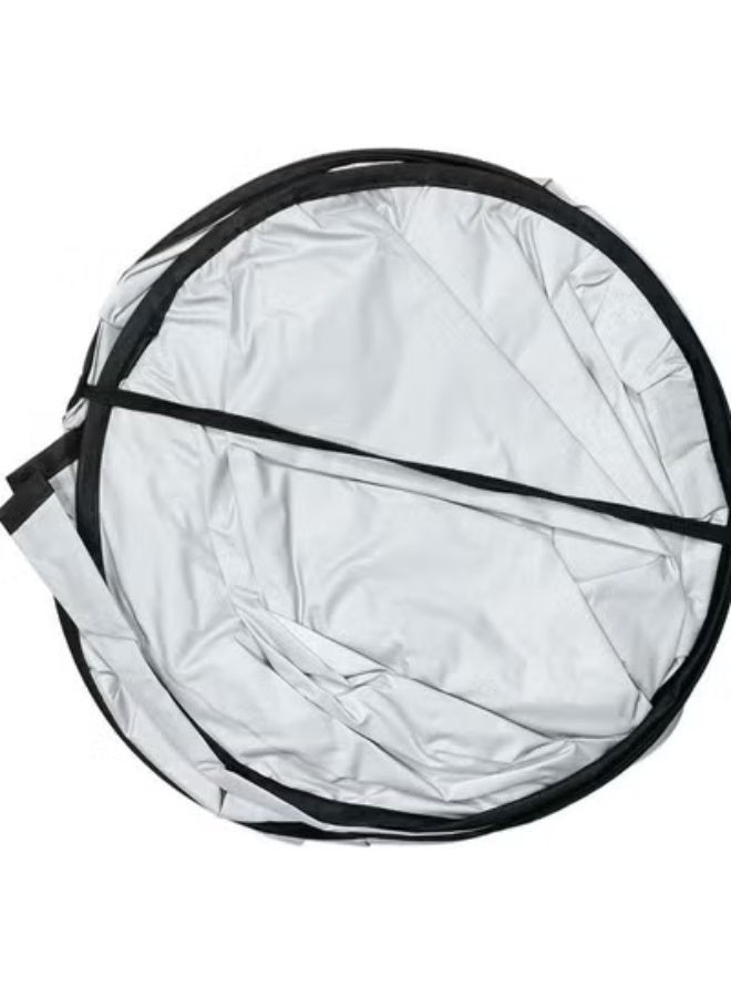 هيونداي غطاء مقعد سيارة هيونداي من قطعتين - واقي زجاج أمامي قابل للطي فاخر مع شعار، مادة عاكسة للحماية من الأشعة فوق البنفسجية، مناسب عالميًا لمعظم المركبات - Image 5