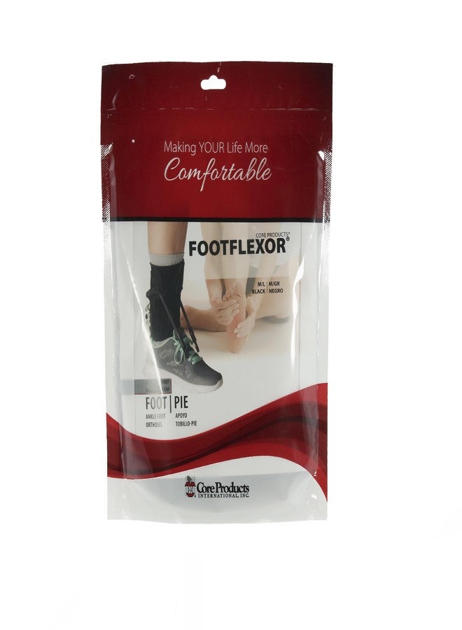 Core Products FootFlexor Foot Drop Brace - Soft Ankle Foot Orthosis (AFO) for Walking Support - Drop Foot Brace for Men & Women, Medium/Large - Image 4