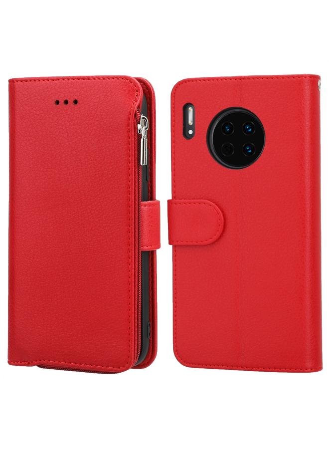 S-TOP Case For Huawei Mate 30 Pro Microfiber Zipper Horizontal Flip Leather Case - Image 1