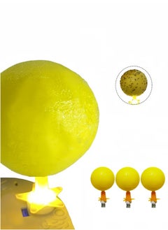 Generic 3 Pack Fruit Fly Traps, Sticky Fruit Fly Trap Balls, Flying Insect Trap, Luminous Fly Trap Balls for Flower Pots, Balconies, Courtyards, Orchards, Kitchens  - Image 1