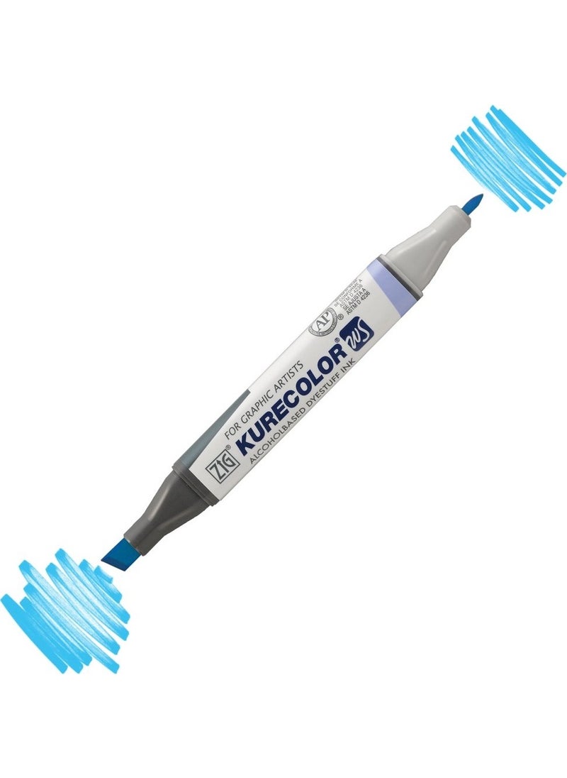 Zig Kurecolor KC3000 Twin S Marker Pen 305 Cobalt Blue  - Image 1