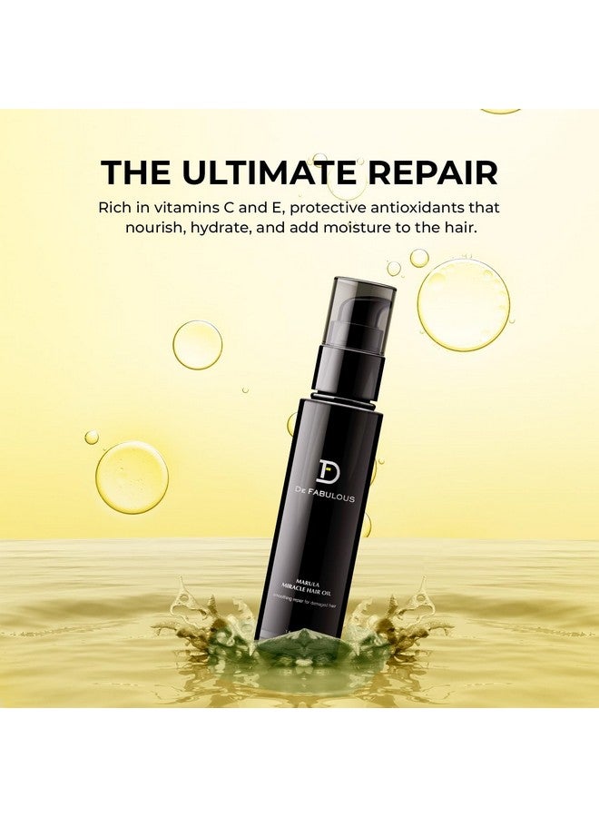 De Fabulous Marula Miracle Repair Oil - 50Ml | Sulphate-Free | All Hair Types - Image 3