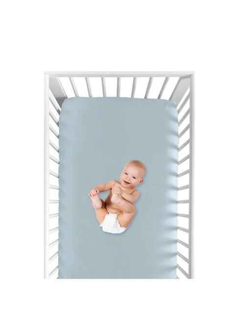 Cotton Fitted Sheet 120x60 Our Fitted Sheet Is Easy to Pull over the Mattress and Secure for Your Child Since the Elastic Edging Keeps the in Place.