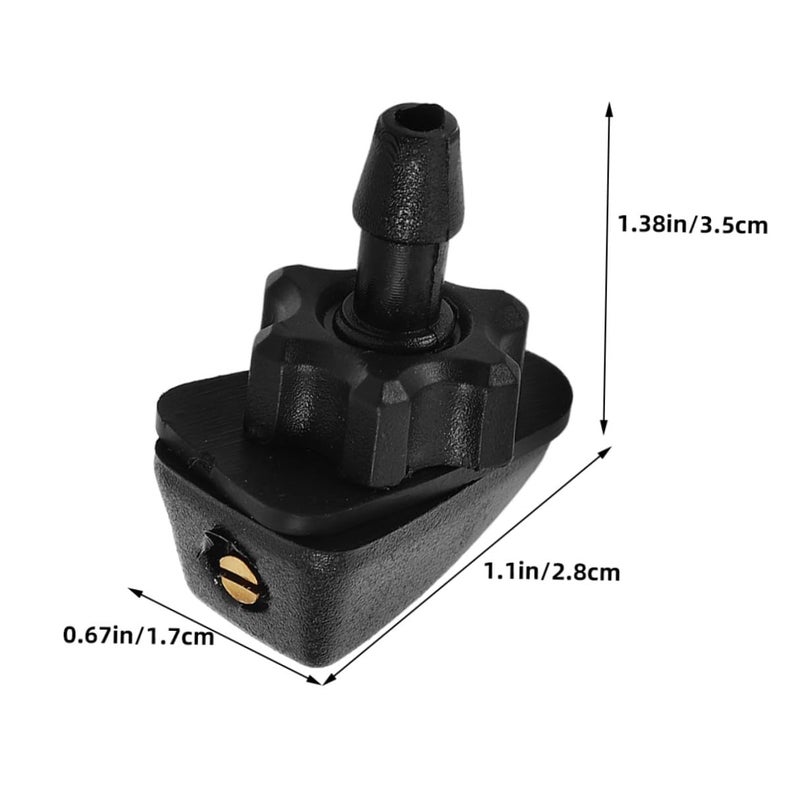 8Pcs Universal Fan Shape Windshield Washer Nozzle Jet Replacement For Car Truck - Image 3