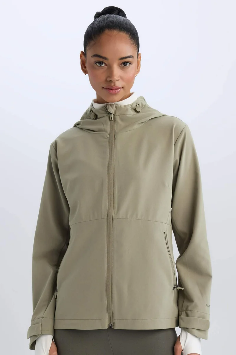 ديفاكتو DeFactoFit Regular Fit Hooded Flexible Textured Waterproof Puffer Jacket