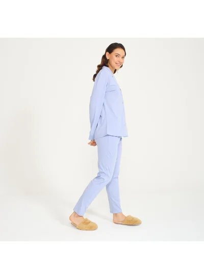 Miespiga Women's Shirt Trousers Pajama Set