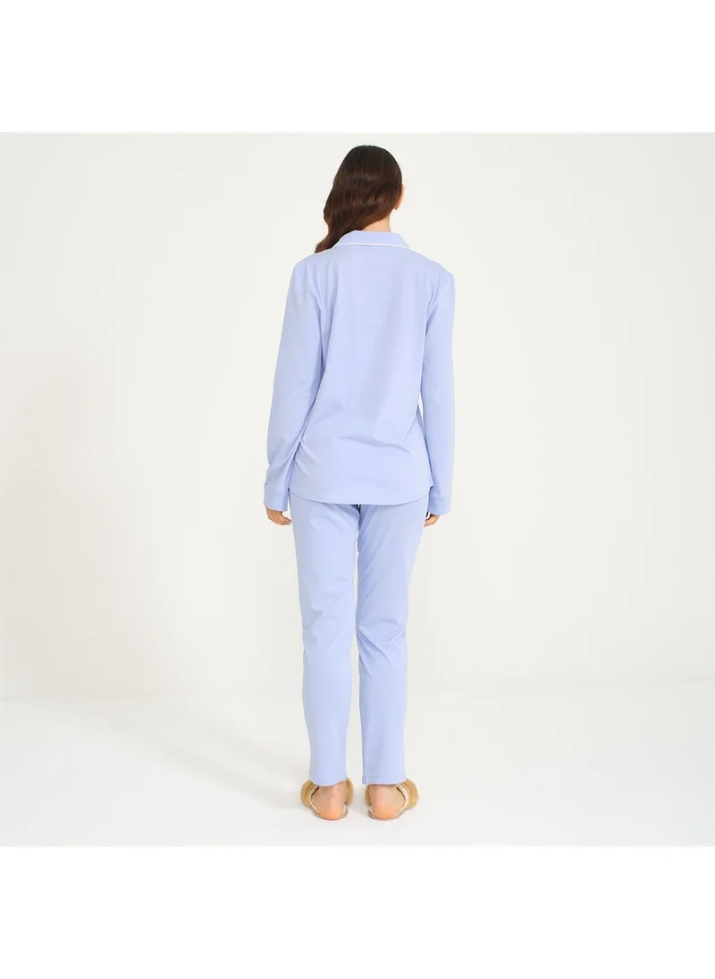 Miespiga Women's Shirt Trousers Pajama Set