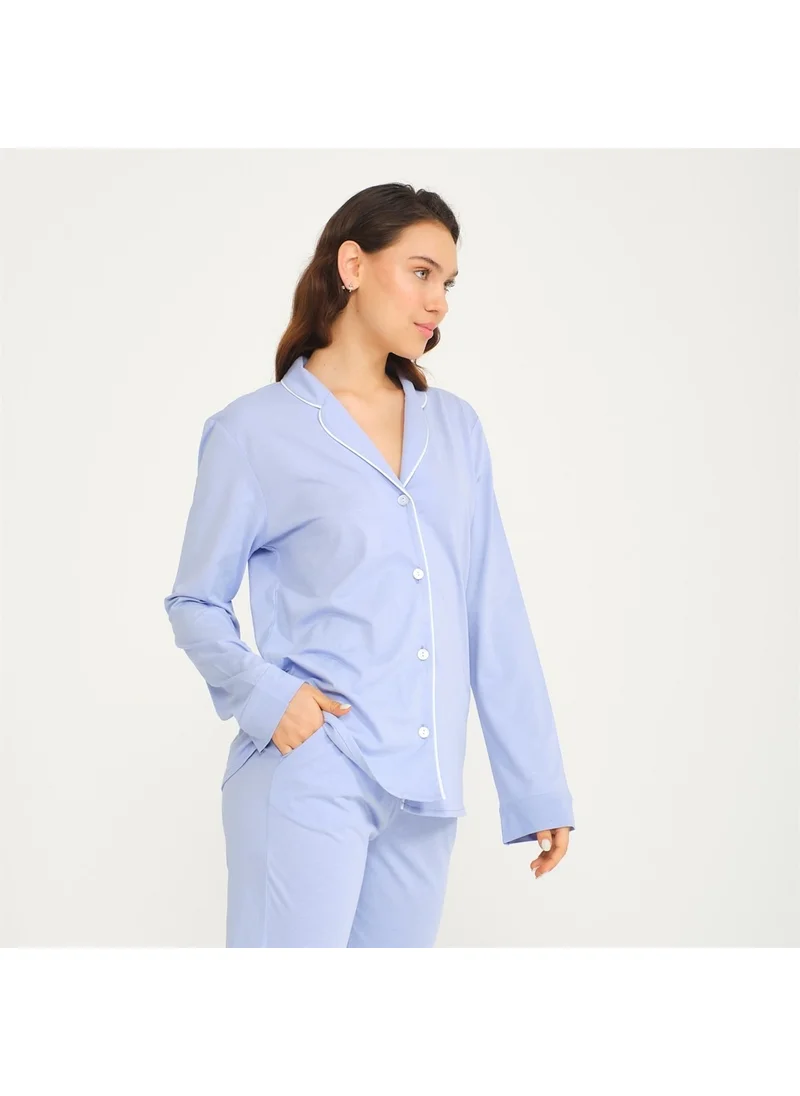 Miespiga Women's Shirt Trousers Pajama Set