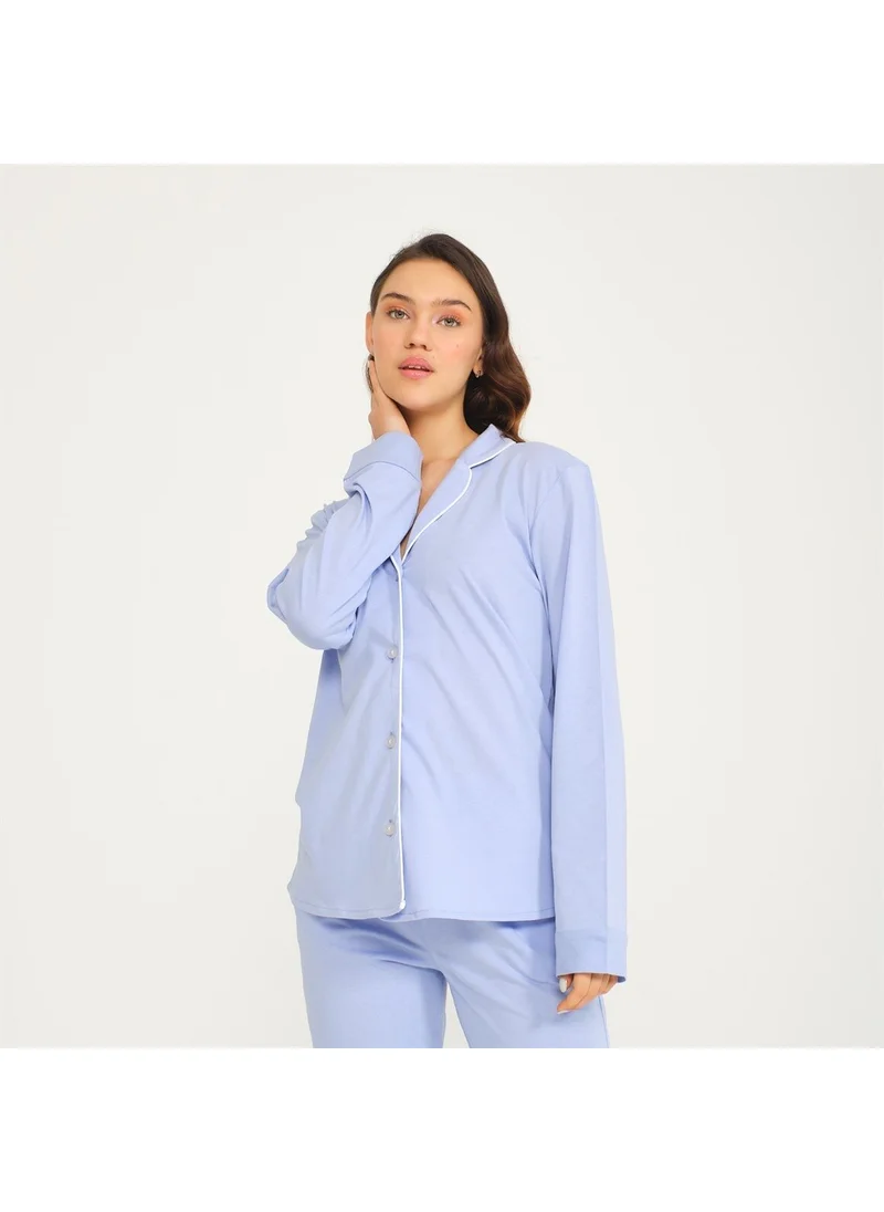 Miespiga Women's Shirt Trousers Pajama Set