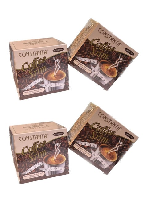 Coffee Srim Sugar Free With Green Apple Pack Of 4