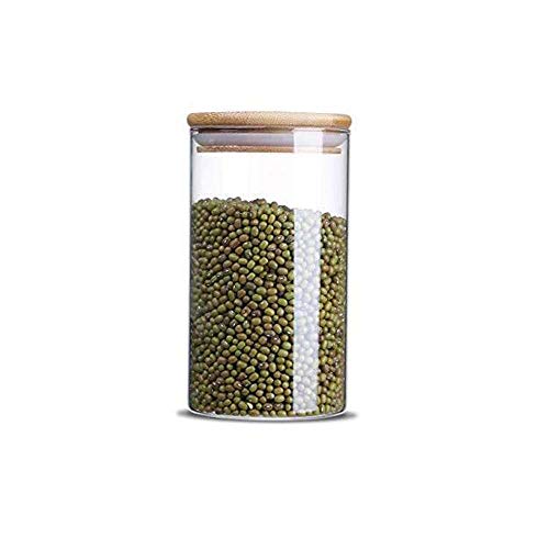 Skykey Glass Canister with Lid - 1000 ml, 1 Pieces, Clear - Image 2