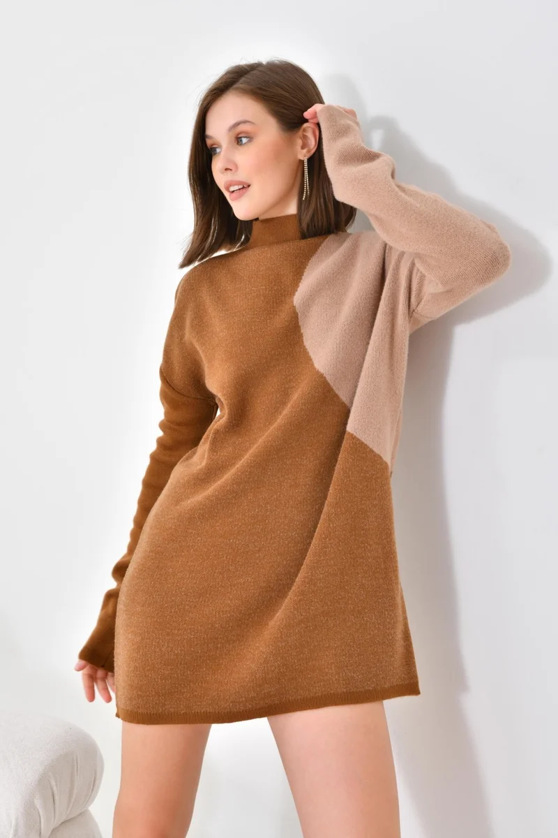 Garmi Ftz Women Women's Oval Detail Tunic Brown