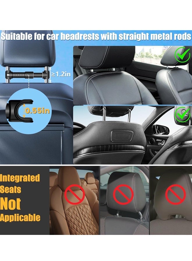 Car Tablet Holder for Backseat, for ipad Headrest Mount, Car Mount for Back Seat with 360°Rotating,for Most Tablets/Phones - Image 4