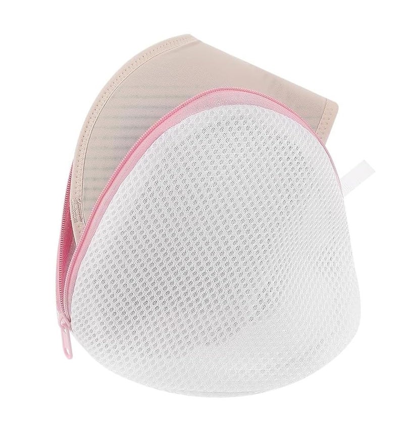 EARTHCONE EARTHCONE Double Layer Laundry Mesh Bag Clothes Washing Bag Laundry Zipper Bag Clothes Protector Bra Bag Undergarment Washing Bag Bra Washer Protector Washing Machine Net Bag 1Pcs  - Image 1