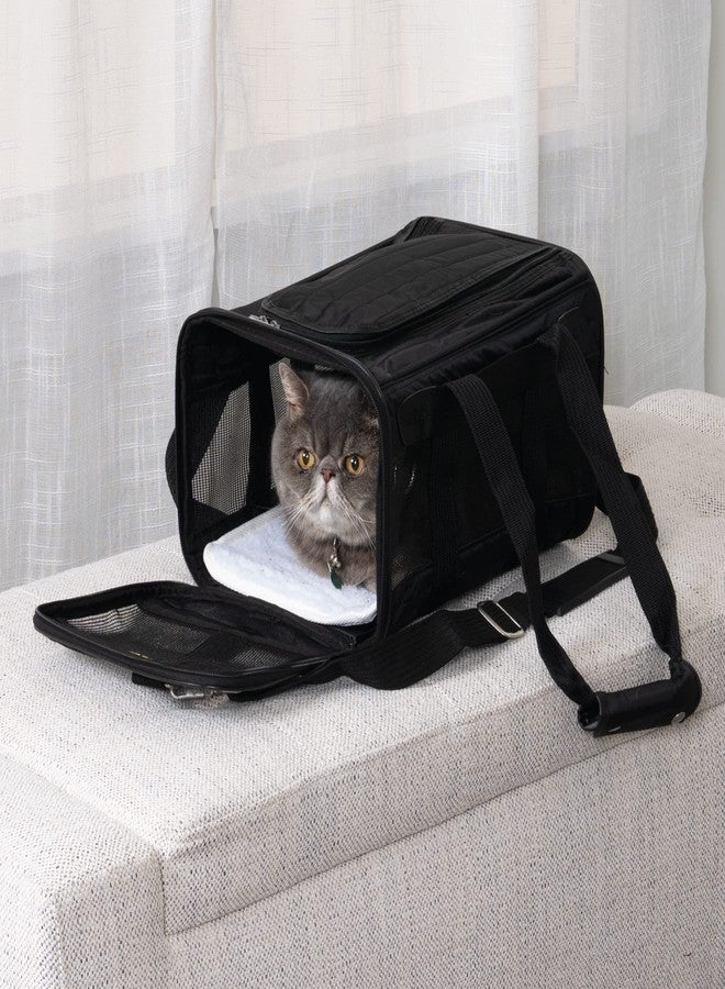 Sherpa Original Deluxe Travel Pet Carrier, Airline Approved & Guaranteed On Board - Black, Small - Image 2
