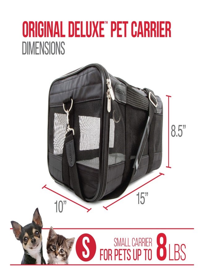 Sherpa Original Deluxe Travel Pet Carrier, Airline Approved & Guaranteed On Board - Black, Small - Image 3