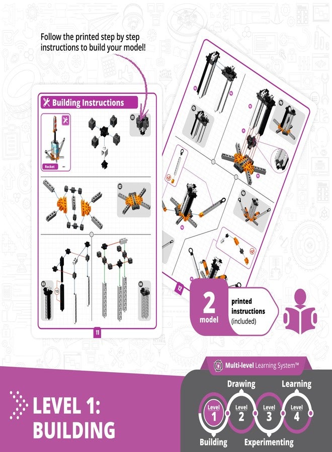 Engino STEAM Labs, How Inertia Works, STEAM Toys for Ages 8+, Building Kit, Learning & Education Toys, Art Activities for Girls & Boys, Play & Learn Science - Image 3