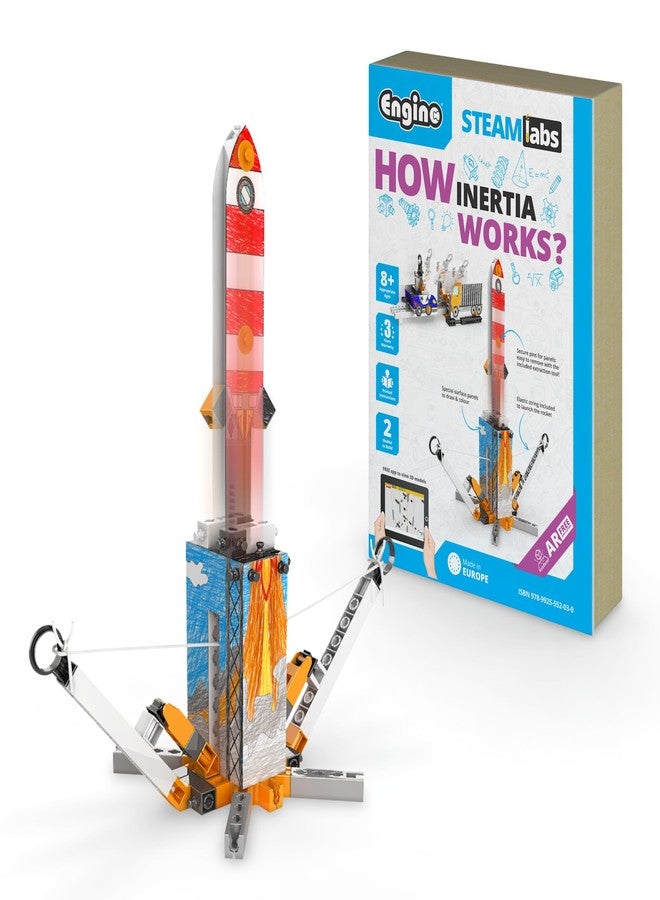 Engino STEAM Labs, How Inertia Works, STEAM Toys for Ages 8+, Building Kit, Learning & Education Toys, Art Activities for Girls & Boys, Play & Learn Science - Image 1