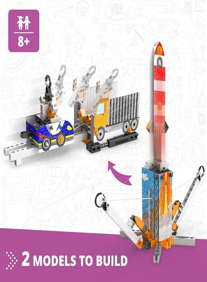 Engino STEAM Labs, How Inertia Works, STEAM Toys for Ages 8+, Building Kit, Learning & Education Toys, Art Activities for Girls & Boys, Play & Learn Science - Image 2