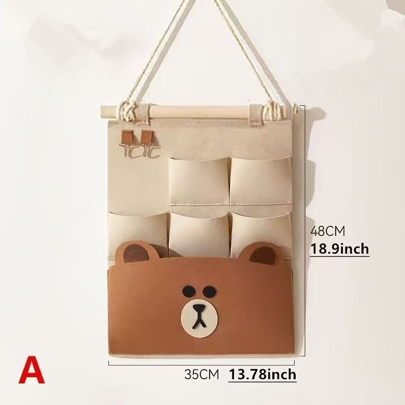 Home Storage Hanging Bags - Multipurpose Fabric Baskets for Dorms &  Bedrooms