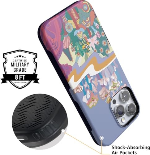 Casely iPhone 16 Pro Case | Beneath the Waves | The Beatles Yellow Submarine | Bold Protective Design | Compatible with MagSafe - Image 4