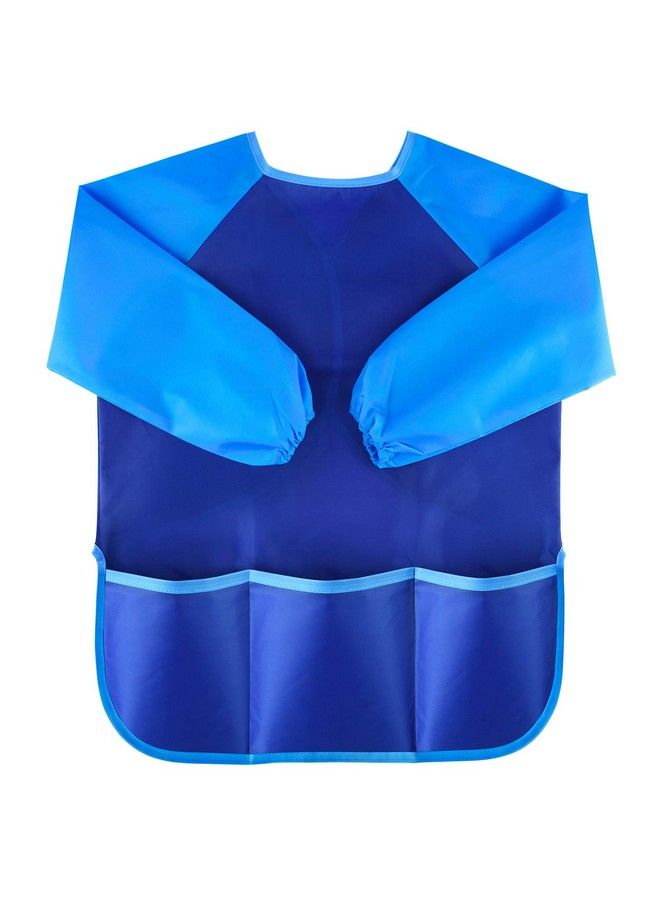 KUUQA Waterproof Children Art Smock Kids Art Aprons With 3 Roomy Pocketspainting Supplies (Paints And Brushes Not Included) - Image 3