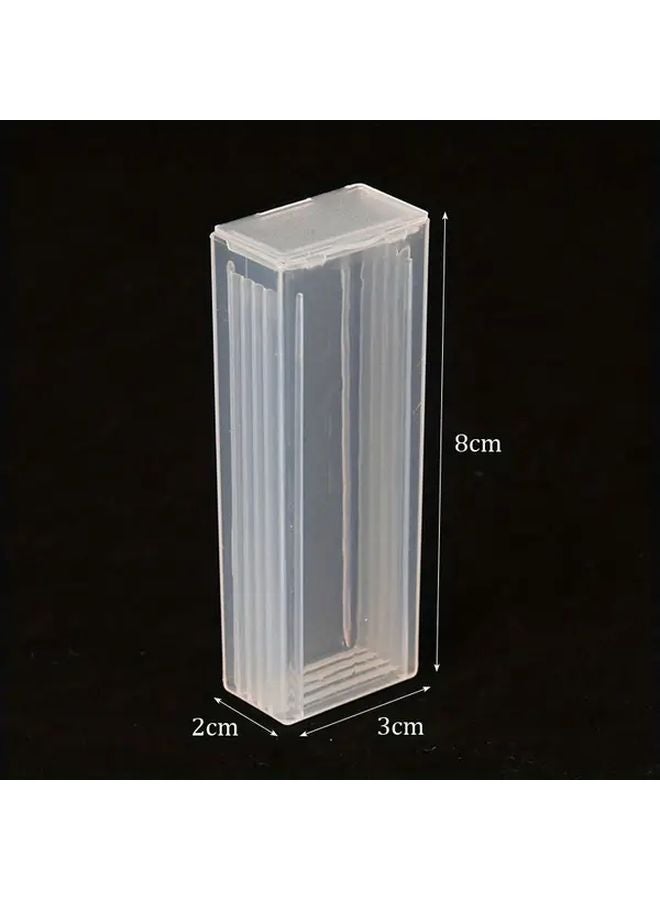 Portable Microscope Slide Storage Box Dispenser Transparent ABS Plastic 1pc - Image 1