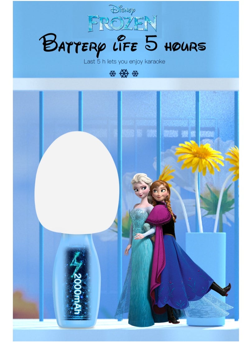 Disney - Disney Frozen Microphone Bluetooth Speaker Large Volume Karaoke Audio Player with Sound Effects - Image 1