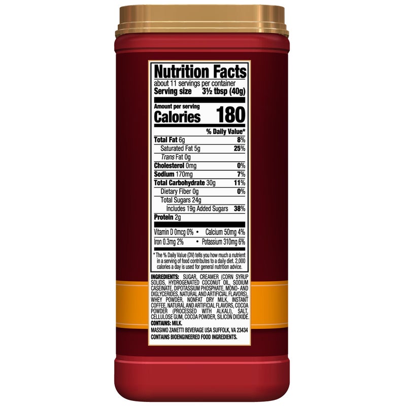 Hills Bros خليط كابتشينو فوري من هيلز بروس، نكهة الشوكولاتة البيضاء بالكراميل (16 أونصة، عبوة واحدة) - مريح ومتعدد الاستخدامات، قهوة ساخنة أو مثلجة فورية، نكهة الشوكولاتة البيضاء بالكراميل الرغوية والغنية - فقط أضف الماء - Image 4