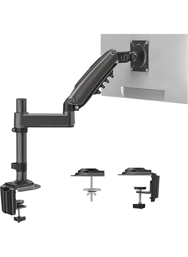 Armless monitor stand with gas spring system – for mounting monitors from 22 to 35 inches – fully adjustable – supports weights from 2 to 12 kg - Image 5