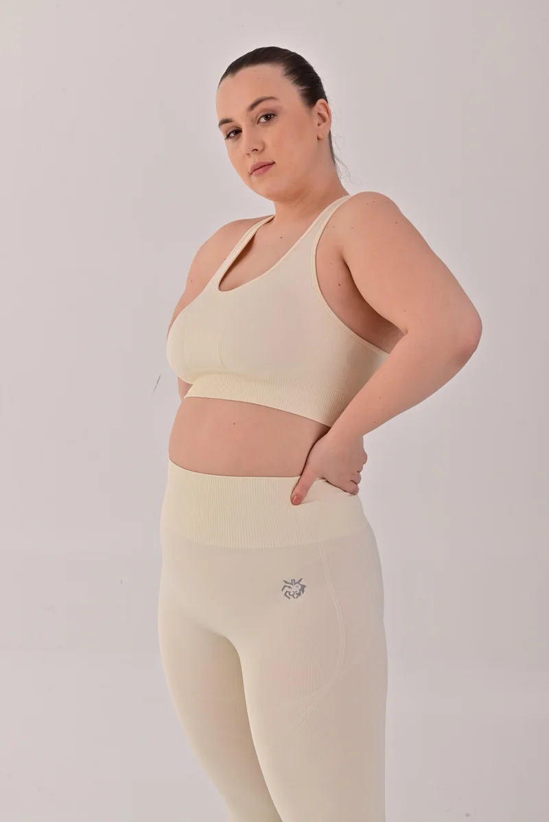 Esso5  Seamless Racerback Sports Bra for Women | Best Price UAE