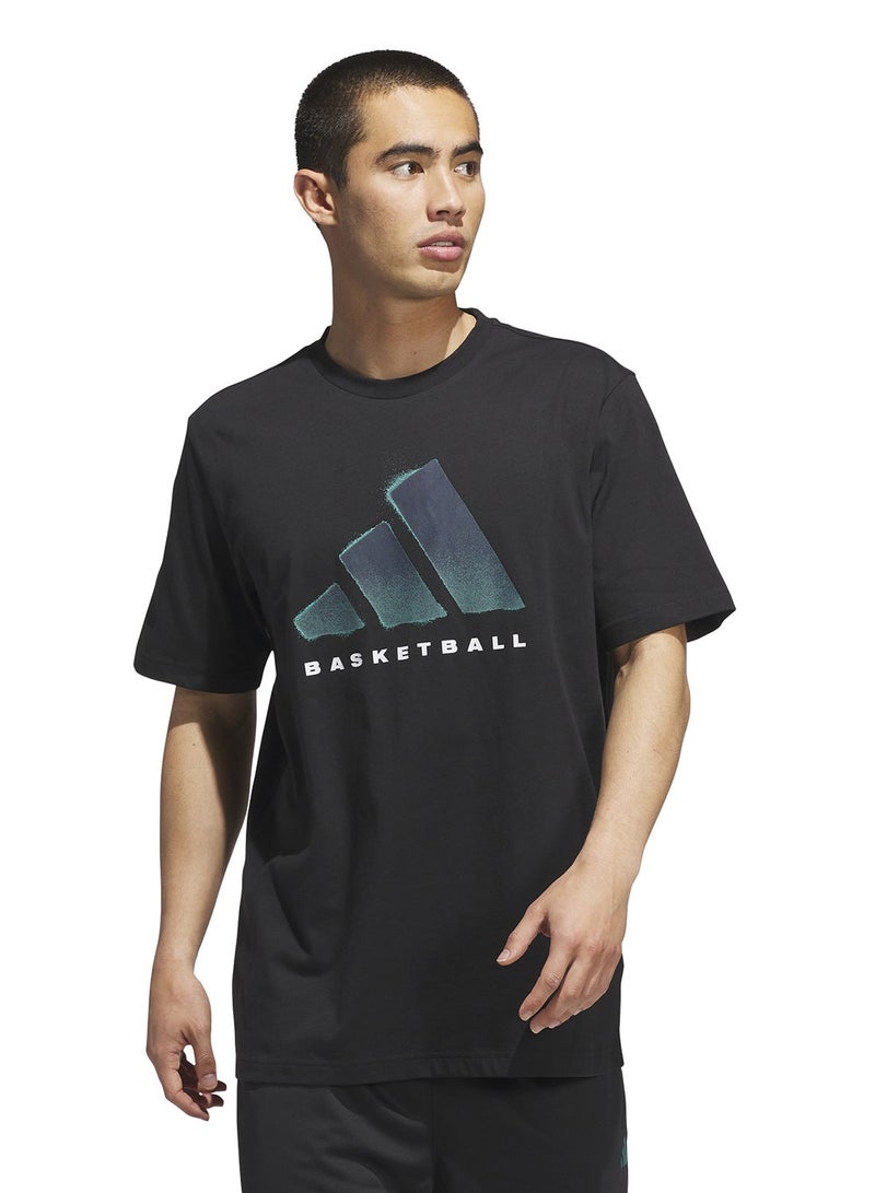 Adidas تي شيرت FDN HBR 1 أسود - Image 4
