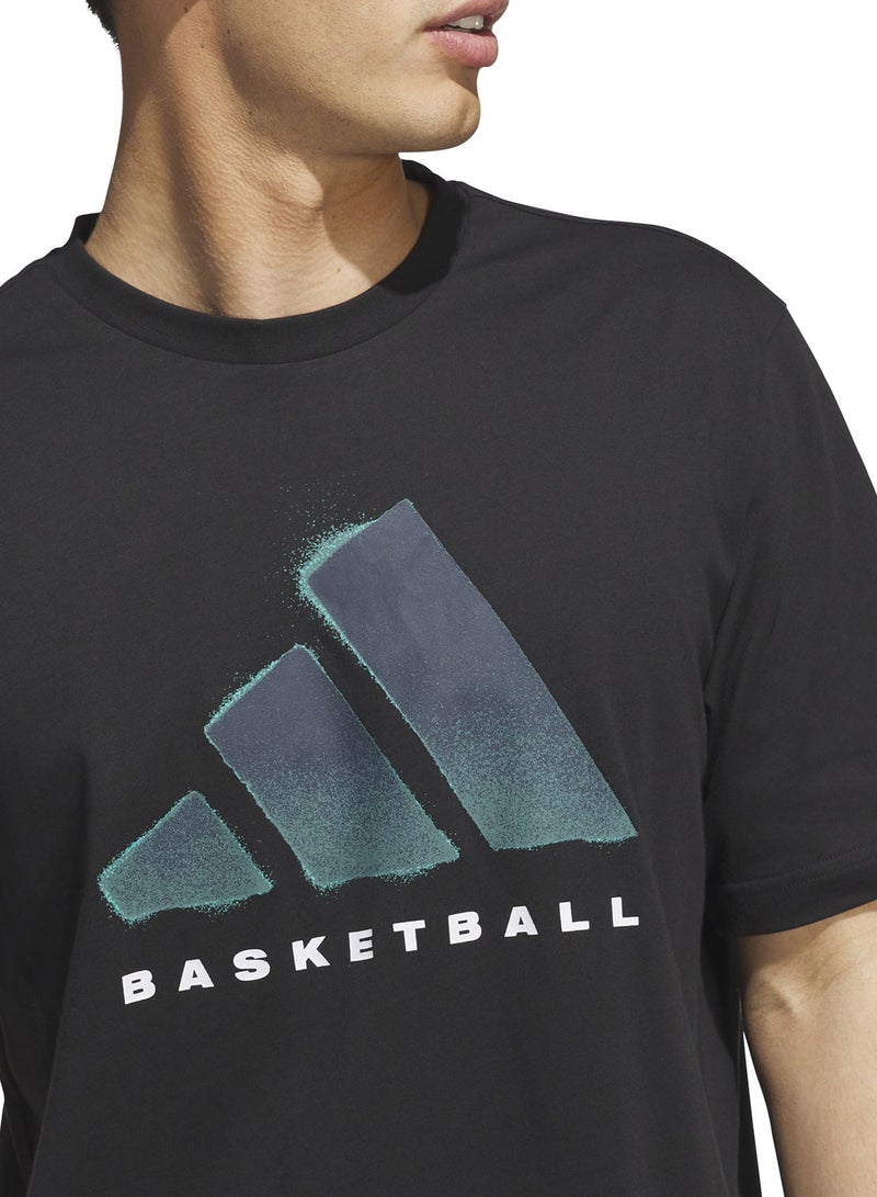 Adidas تي شيرت FDN HBR 1 أسود - Image 3
