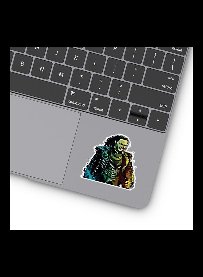 RKN Realistic Loki Thor Vinyl Stickers For Laptop 3inch - Image 1