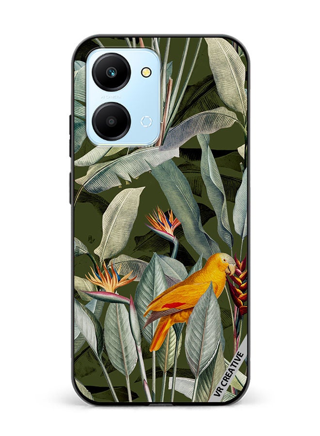 VR CREATIVE Protective Case Cover For Honor Play7T Green Jungle Design Multicolour - Image 1