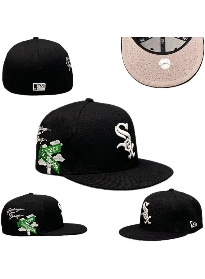 New Era Chicago White Sox "Chicago Southside" 59FIFTY Fitted Cap – Black & White Limited Edition Streetwear Hat 577SIZE