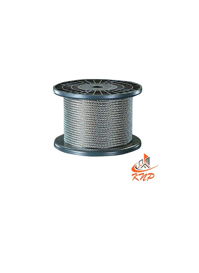 KNP - Galvanised Steel Wire Rope - 100 Meter 5mm - Image 1