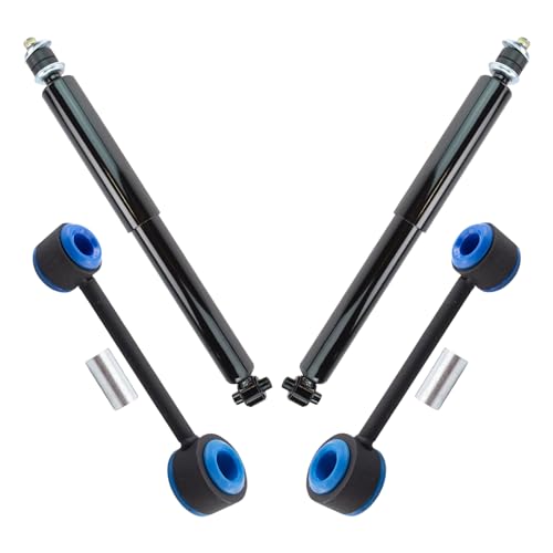 TRQ Rear Suspension Kit Shock Absorber Sway Bar Stabilizer Link Compatible with 2005-2014 Ford Mustang - Image 1